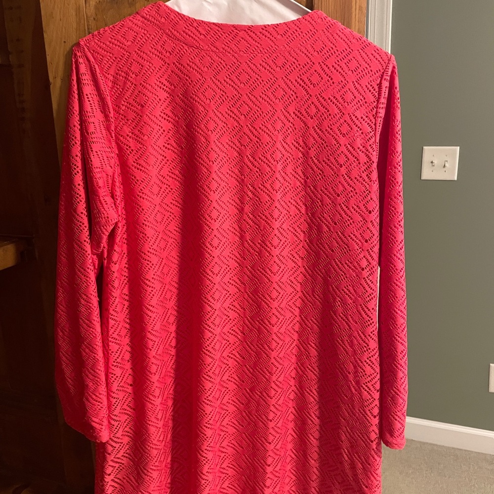 Women's Coolibar Swim Cover-Up - Pink - Size L - Picture 6 of 9